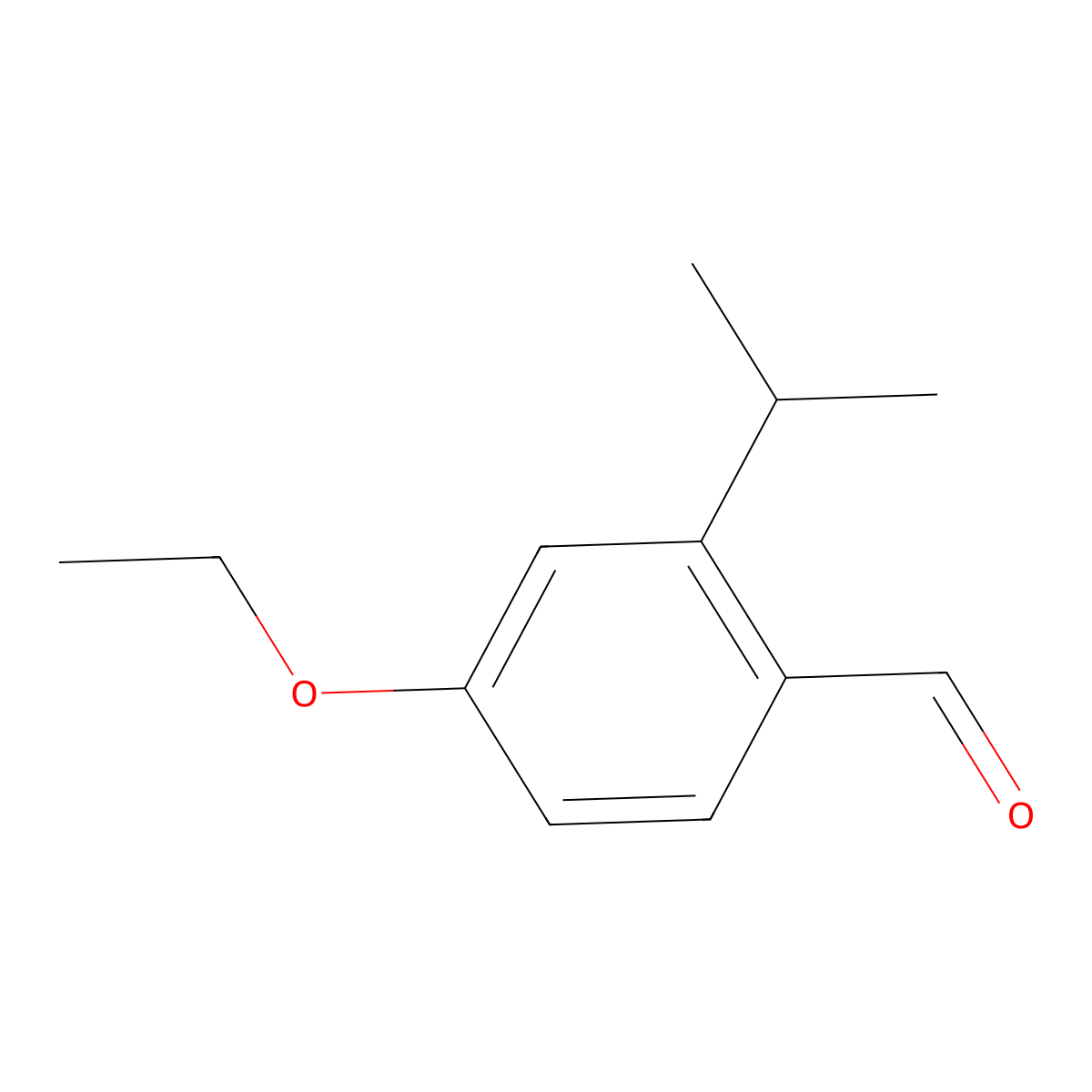 4-Ethoxy-2-isopropylbenzaldehyde molecular structure, CAS 188247-24-7