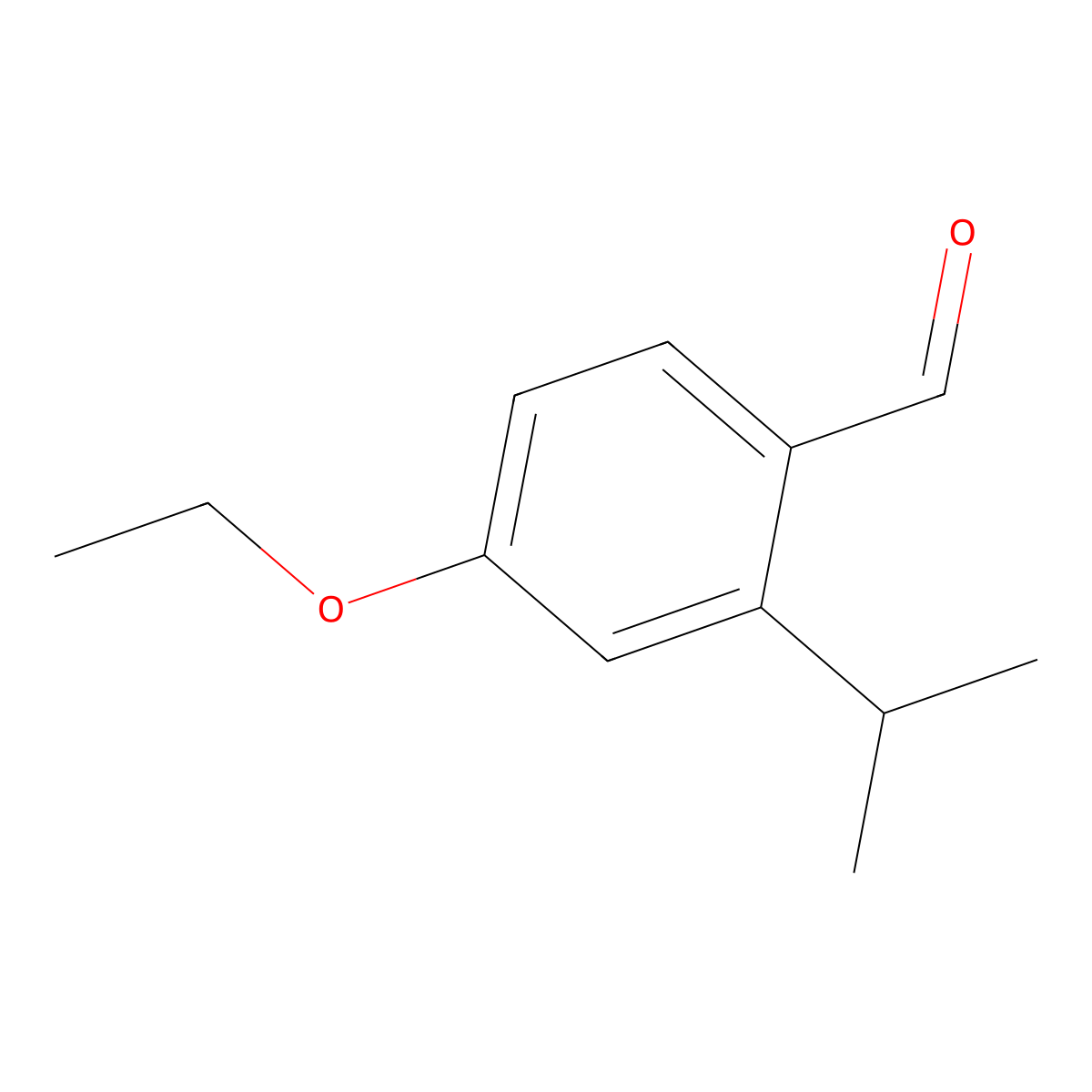 4-Ethoxy-2-isopropylbenzaldehyde molecular structure, CAS 188247-24-7