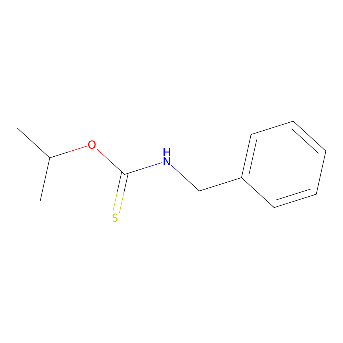 O-isopropyl benzylcarbamothioate molecular structure, CAS 188257-29-6