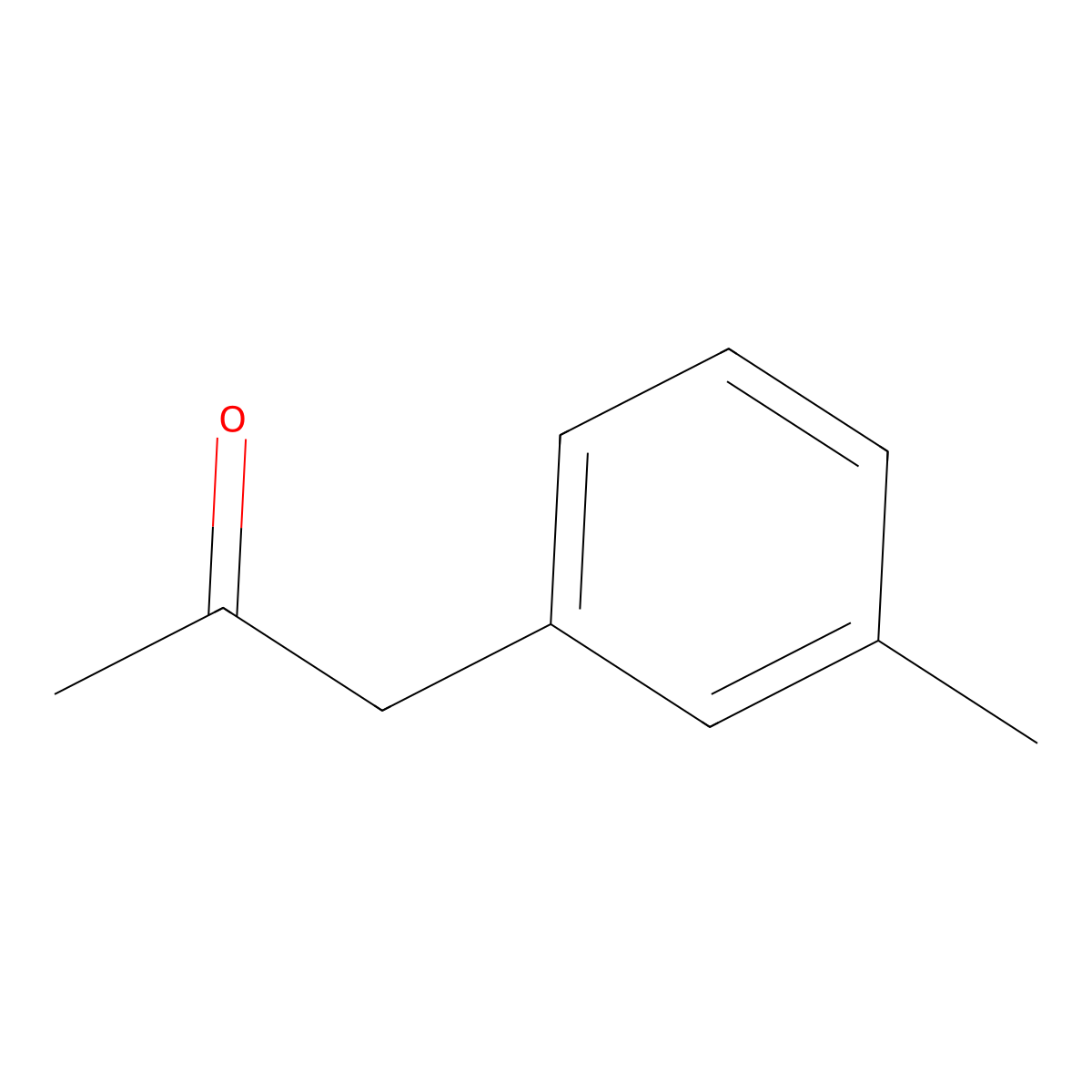 1-(3-Methylphenyl)propan-2-one molecular structure, CAS 18826-61-4