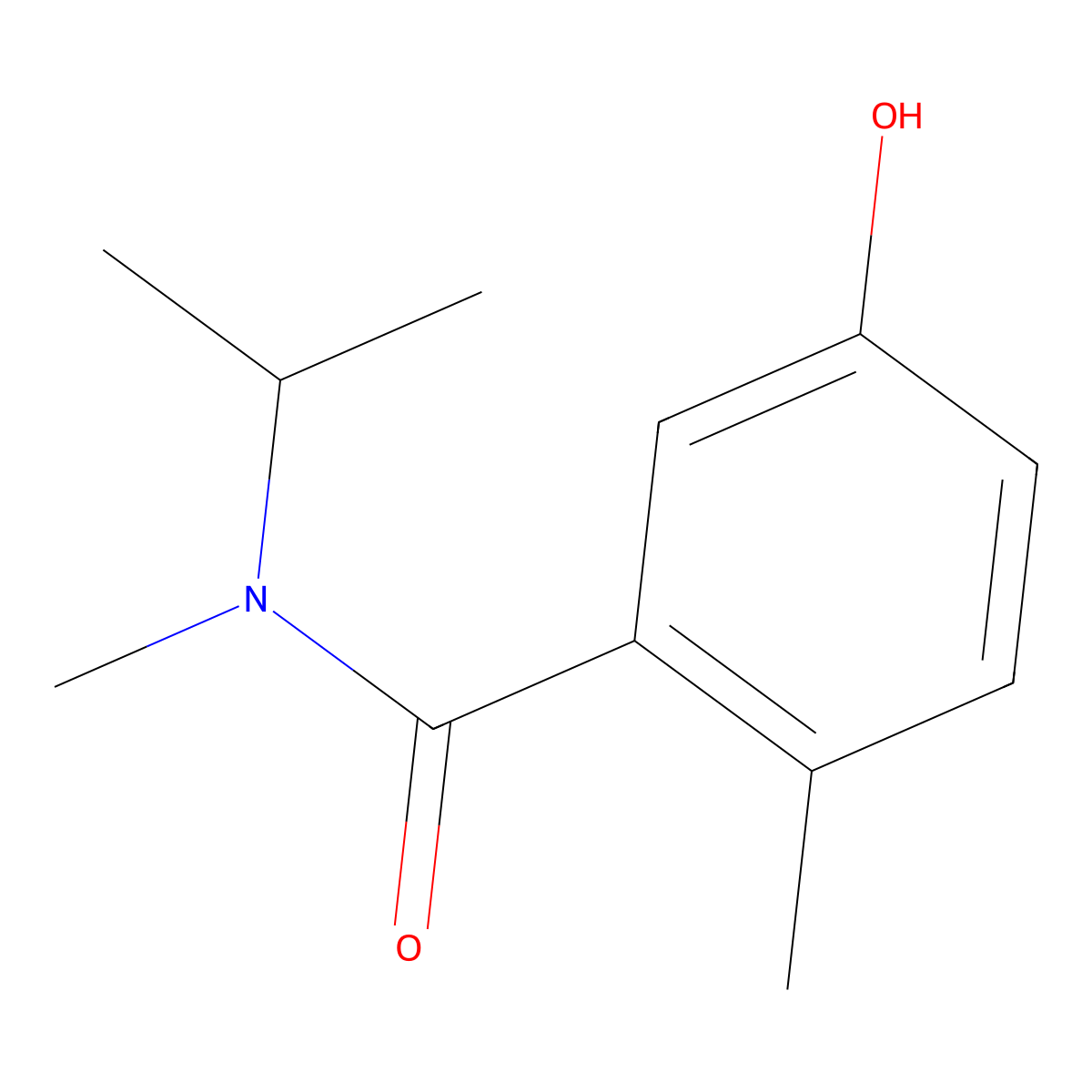 5-Hydroxy-N,2-dimethyl-N-(1-methylethyl)benzamide molecular structure, CAS 1882619-44-4