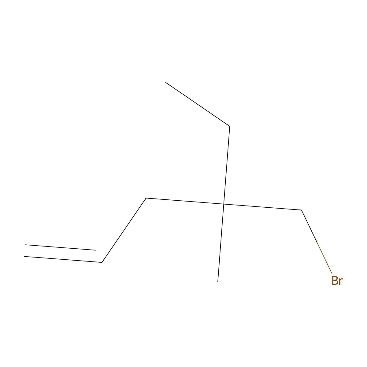 4-(Bromomethyl)-4-methylhex-1-ene molecular structure, CAS 1882644-64-5