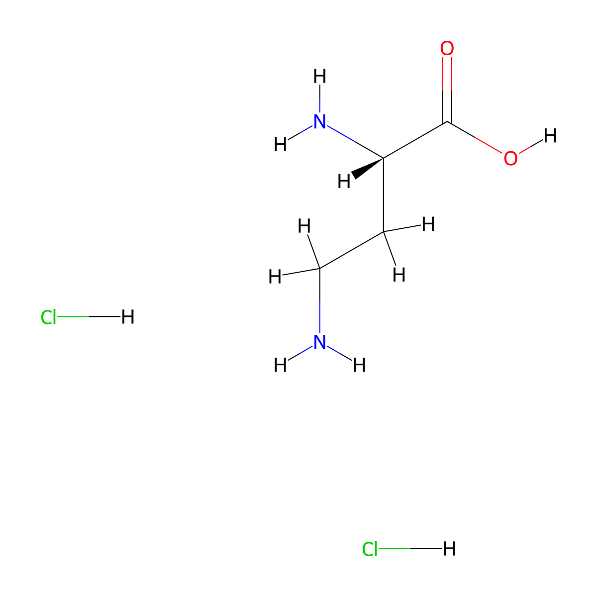 L-2,4-Diaminobutyric acid dihydrochloride molecular structure, CAS 1883-09-6