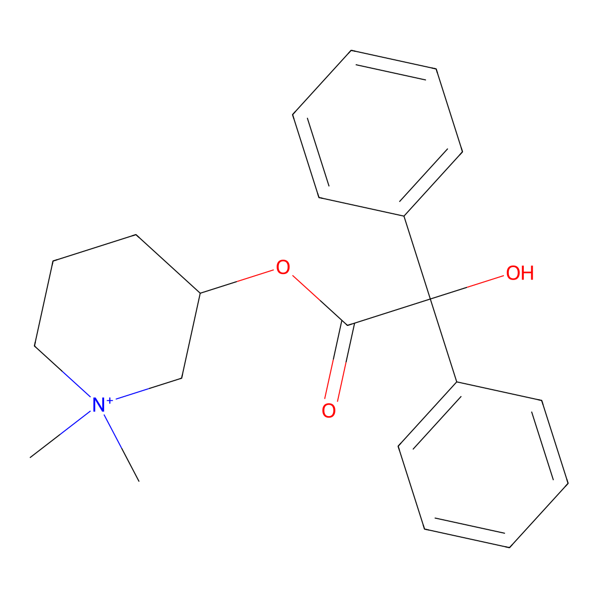 (S)-Mepenzolate molecular structure, CAS 188302-82-1