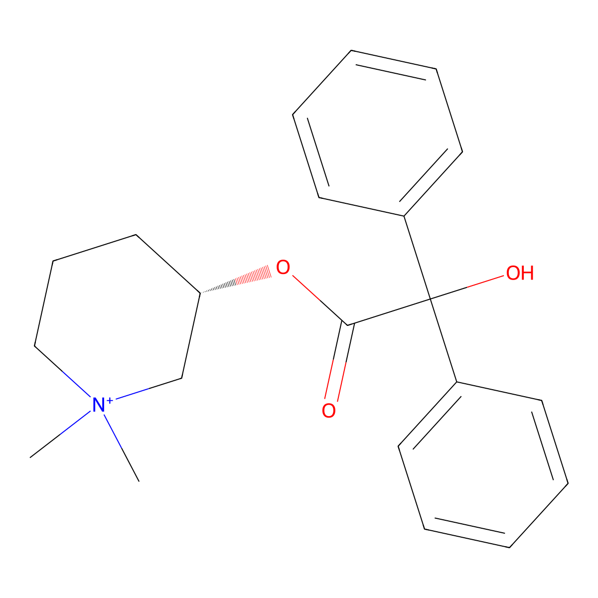 (S)-Mepenzolate molecular structure, CAS 188302-82-1