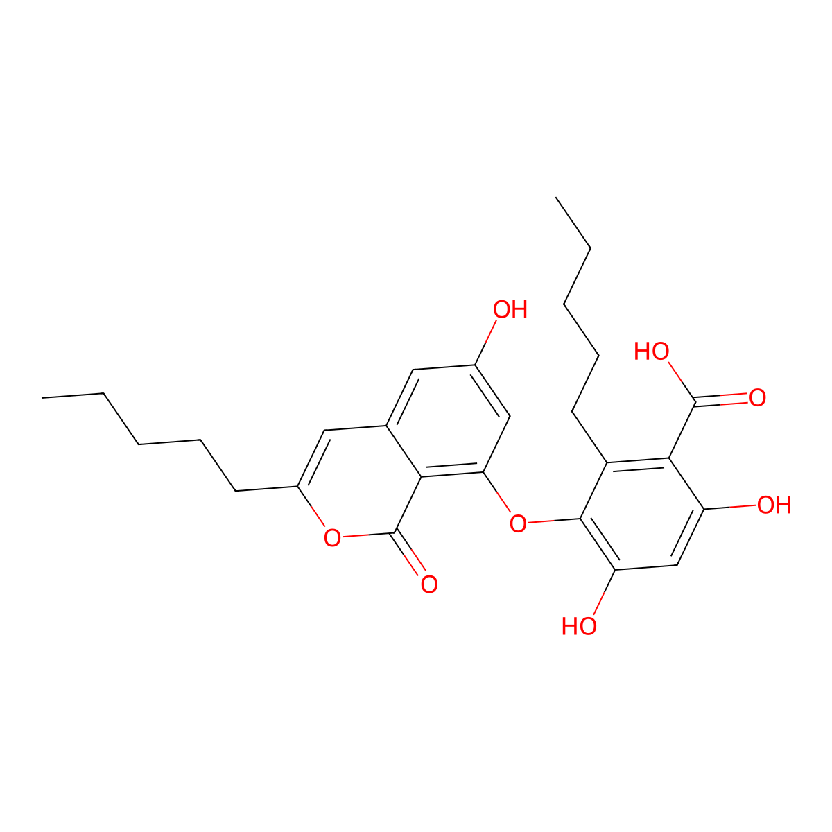 Isophysodic acid molecular structure, CAS 188347-29-7