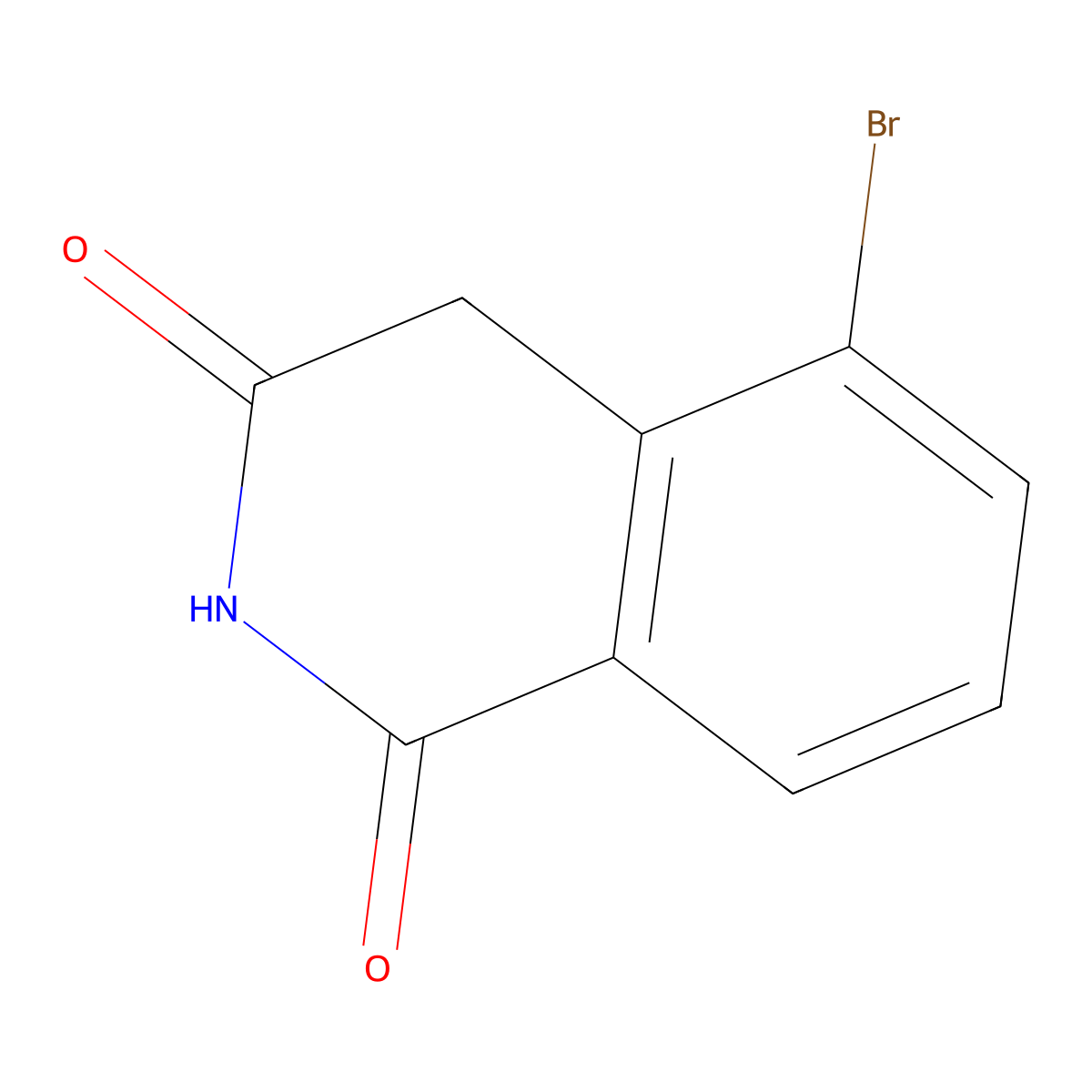 5-Bromoisoquinoline-1,3(2H,4H)-dione molecular structure, CAS 1883494-21-0