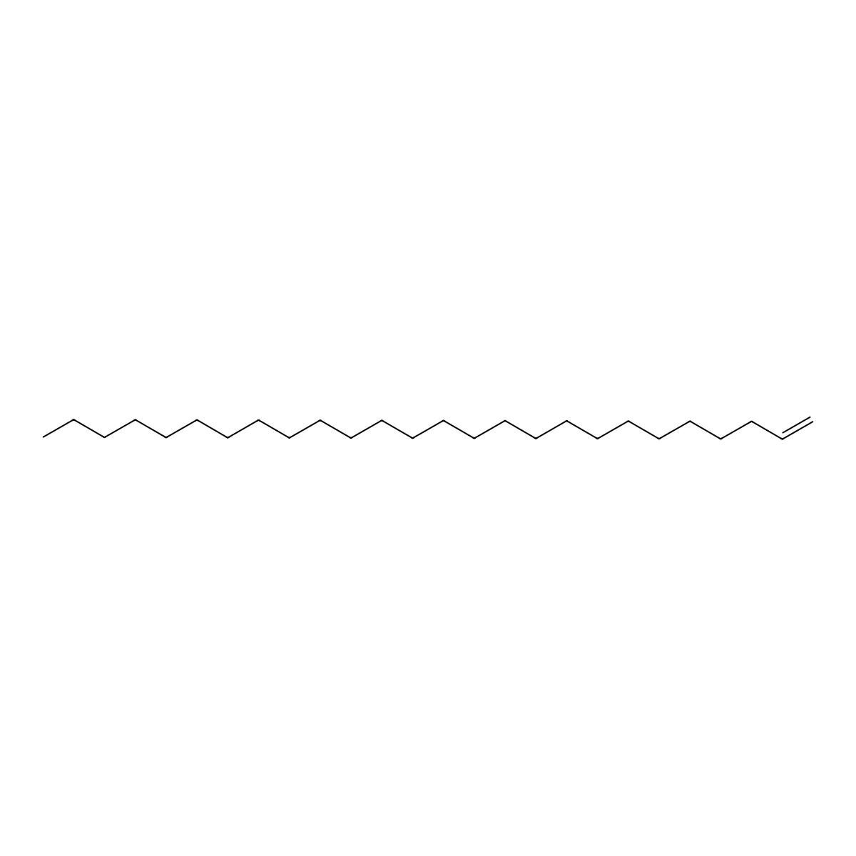 1-Hexacosene molecular structure, CAS 18835-33-1