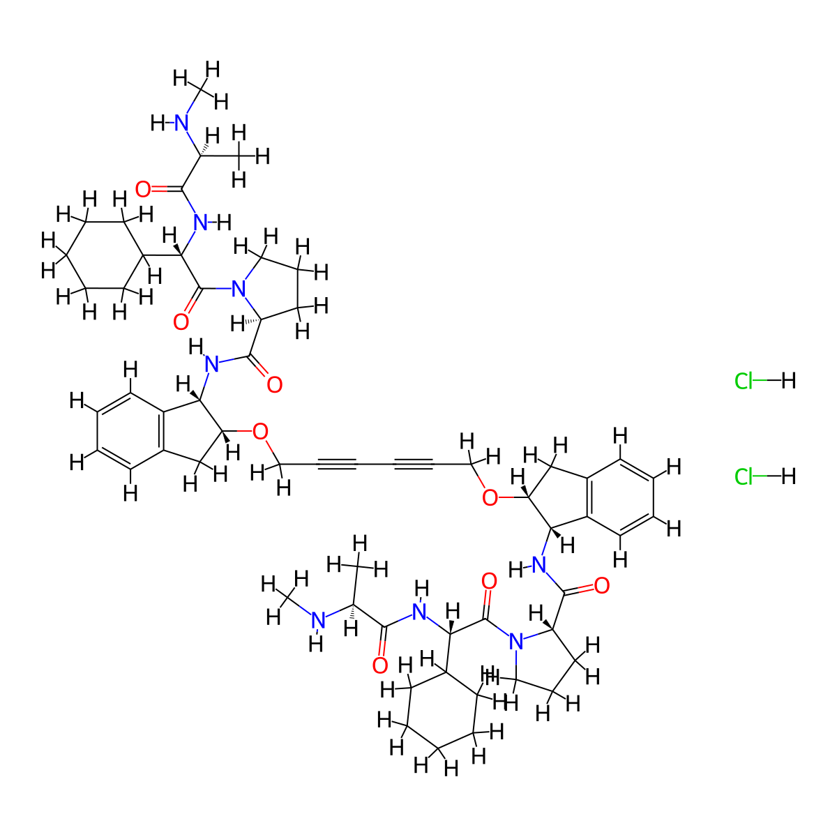 AZD 5582 dihydrochloride molecular structure, CAS 1883545-51-4