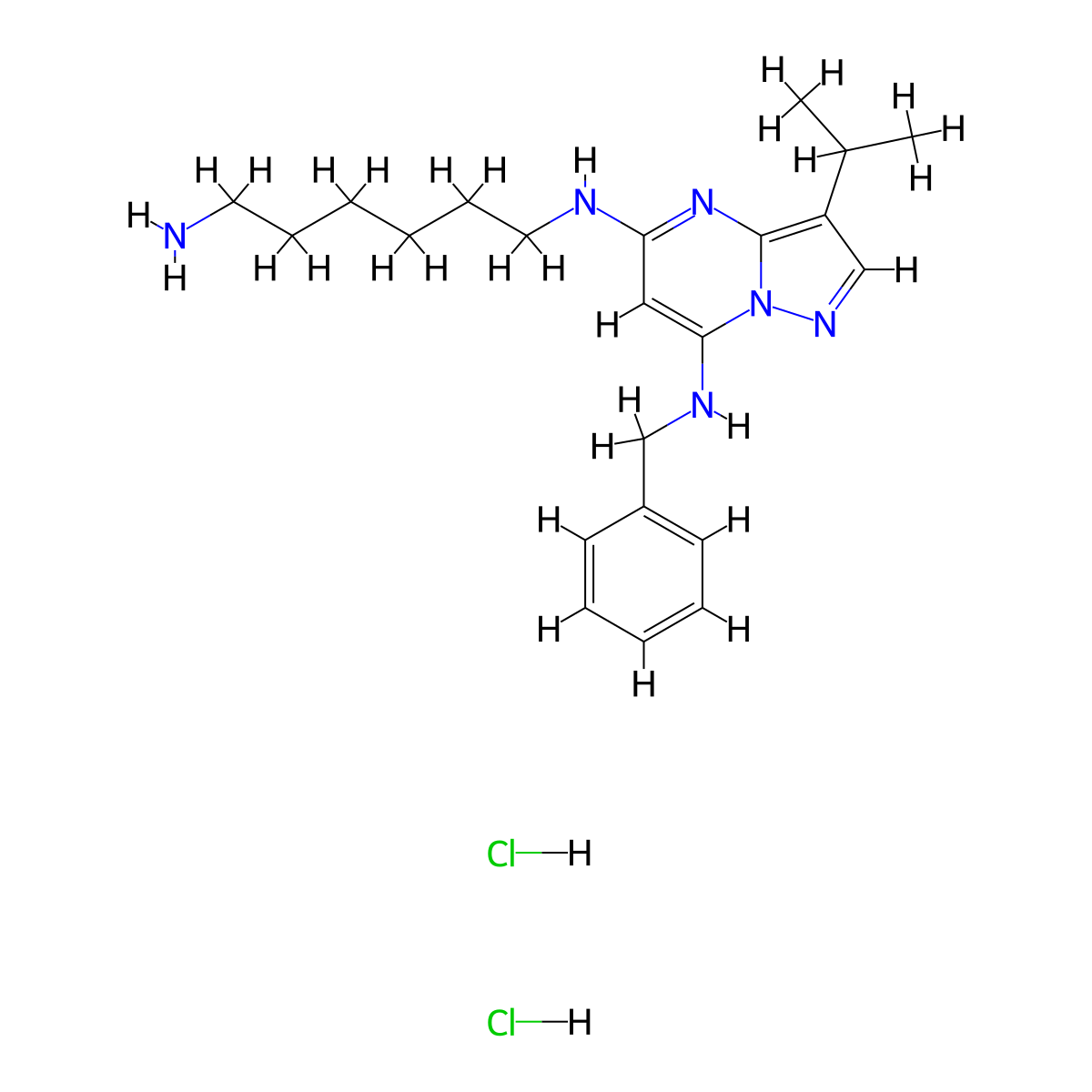 BS 181 dihydrochloride molecular structure, CAS 1883548-83-1