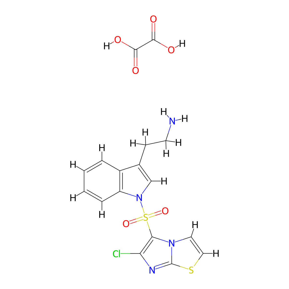 WAY-181187 oxalate molecular structure, CAS 1883548-85-3