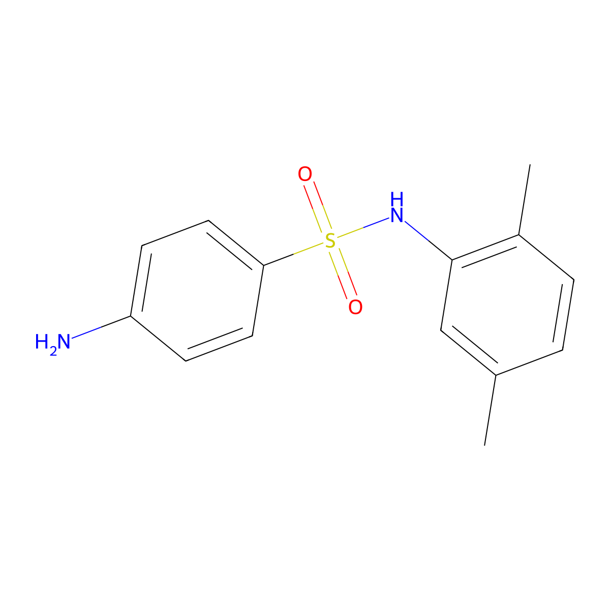 4-amino-N-(2,5-dimethylphenyl)benzenesulfonamide molecular structure, CAS 188357-46-2