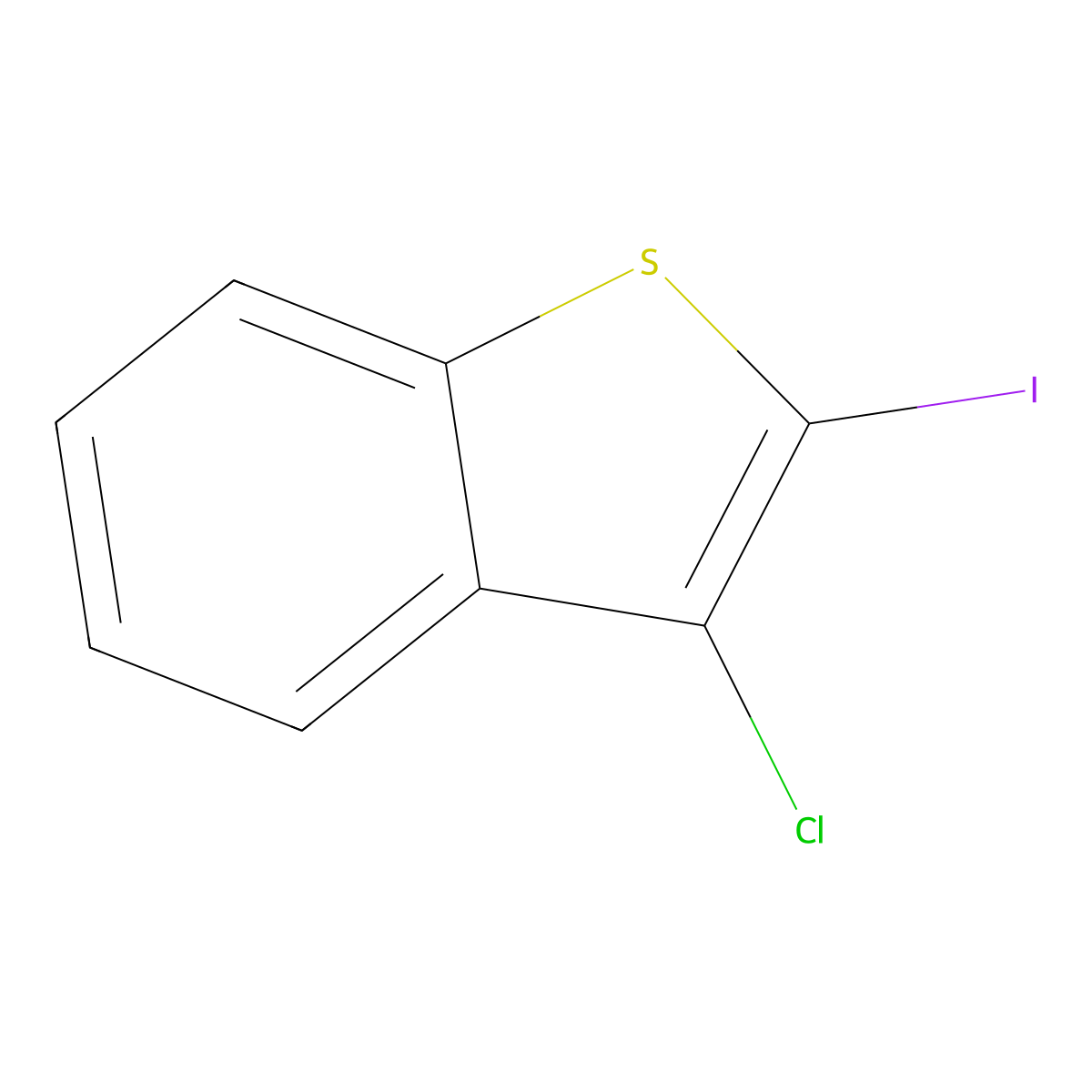 3-Chloro-2-iodobenzo[b]thiophene molecular structure, CAS 1883584-31-3