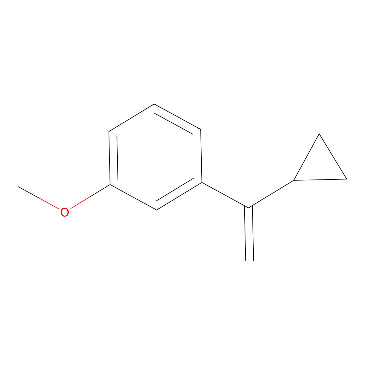 1-(1-Cyclopropylvinyl)-3-methoxybenzene molecular structure, CAS 1883688-65-0