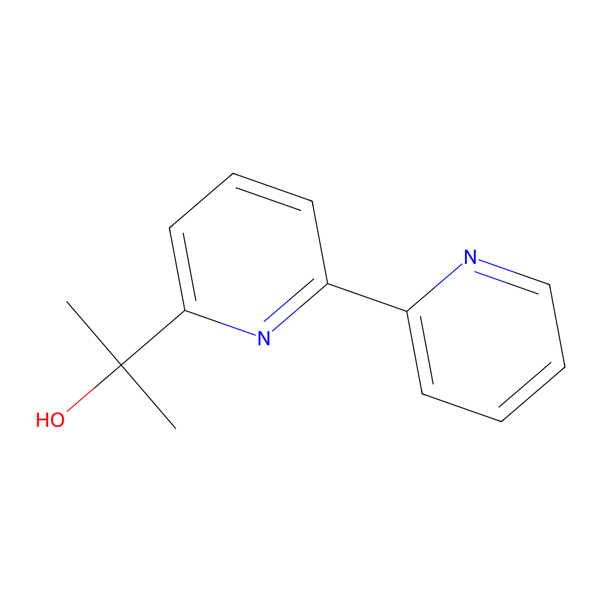 alpha,alpha-Dimethyl[2,2'-bipyridine]-6-methanol molecular structure, CAS 1883830-21-4