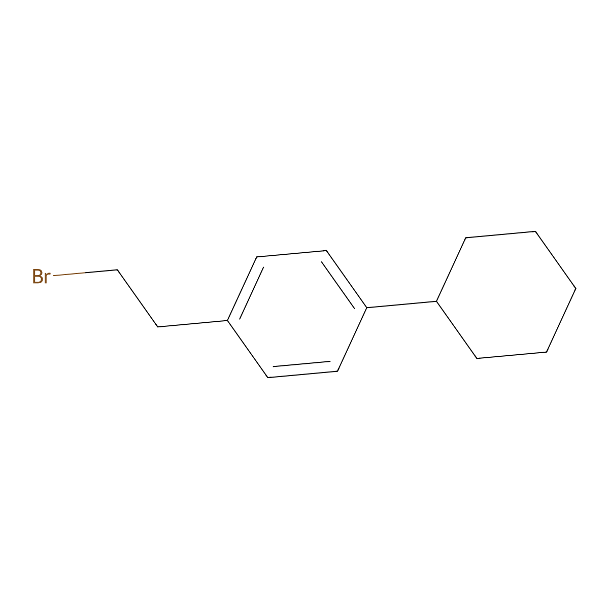 1-(2-Bromoethyl)-4-cyclohexylbenzene molecular structure, CAS 188396-68-1