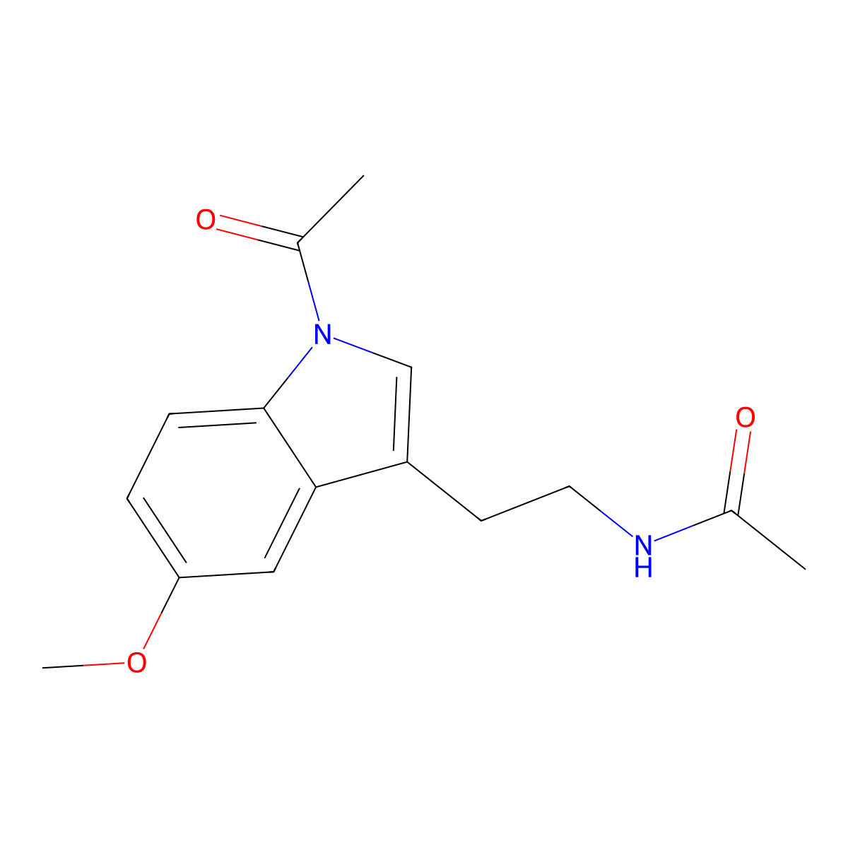 1-Acetyl-Melatonin molecular structure, CAS 188396-95-4