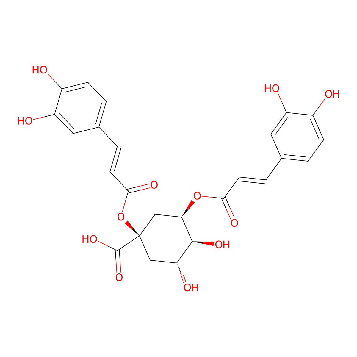 Cynarine molecular structure, CAS 1884-24-8