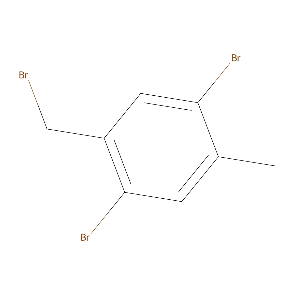 1,4-Dibromo-2-(bromomethyl)-5-methylbenzene molecular structure, CAS 188403-43-2