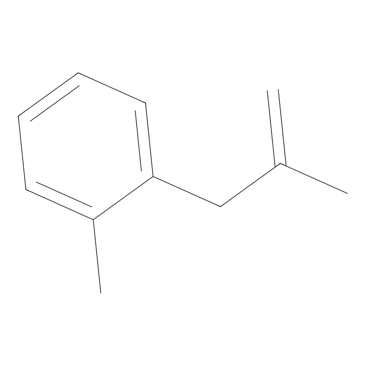 1-Methyl-2-(2-methylprop-2-en-1-yl)benzene molecular structure, CAS 188404-16-2