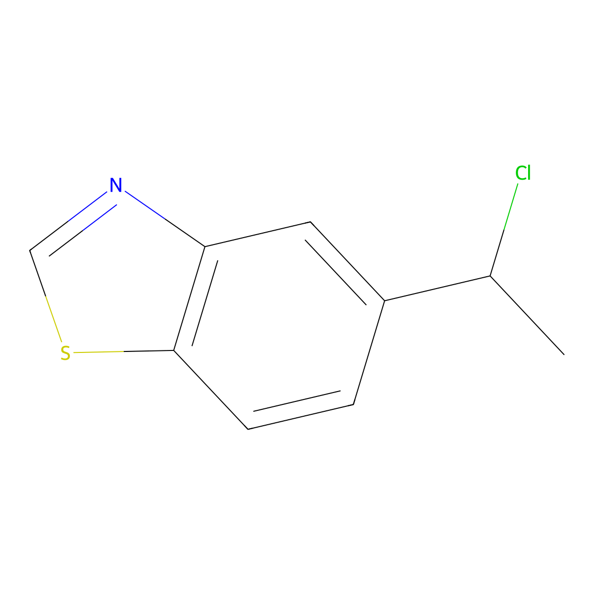 5-(1-Chloroethyl)benzo[d]thiazole molecular structure, CAS 1884155-70-7