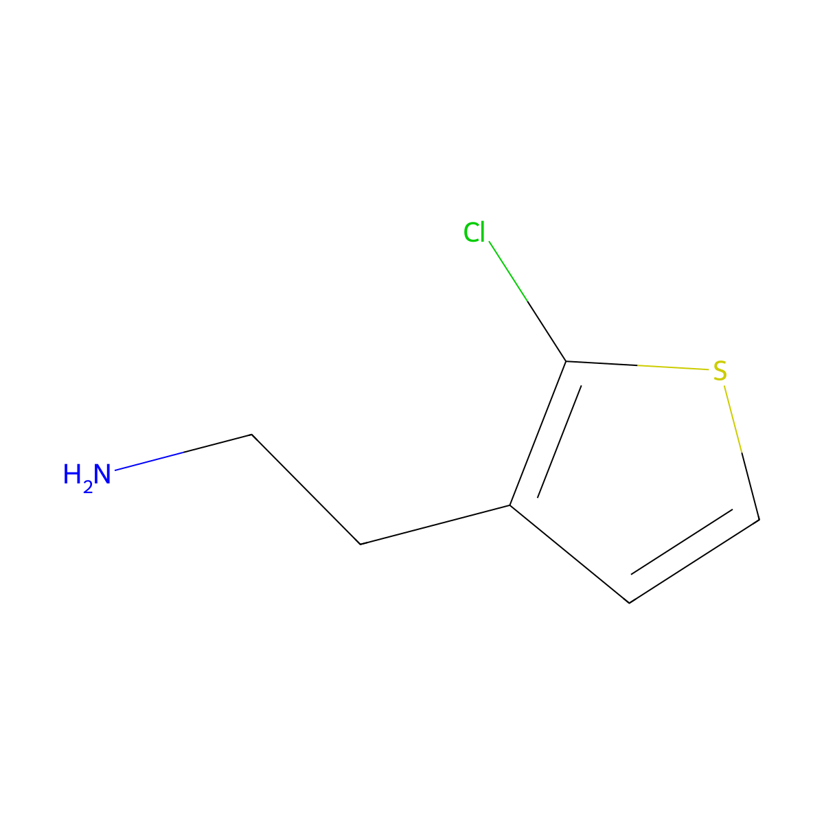 2-(2-Chlorothiophen-3-yl)ethanamine molecular structure, CAS 188471-56-9