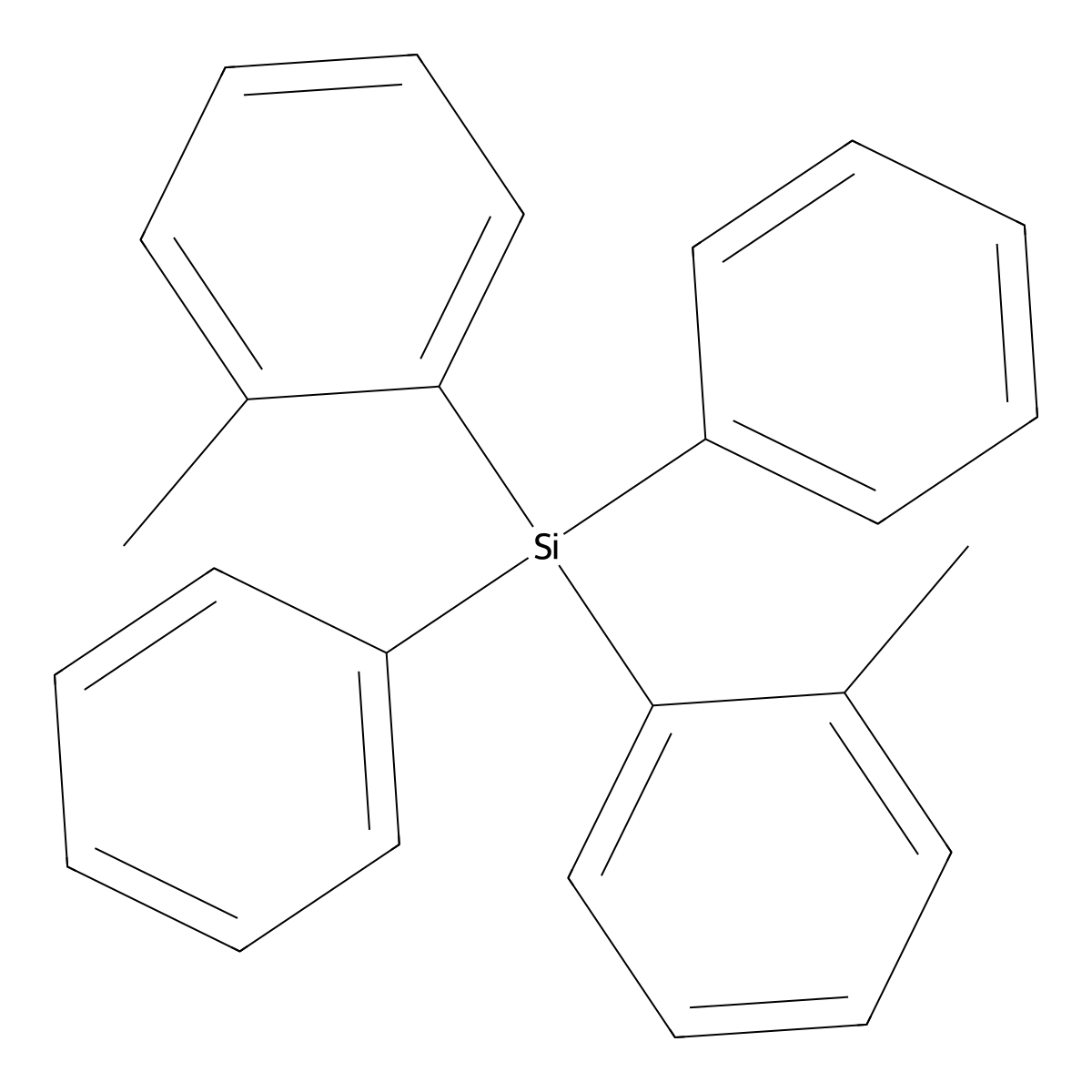 Diphenyldi(O-tolyl)silane molecular structure, CAS 18849-24-6