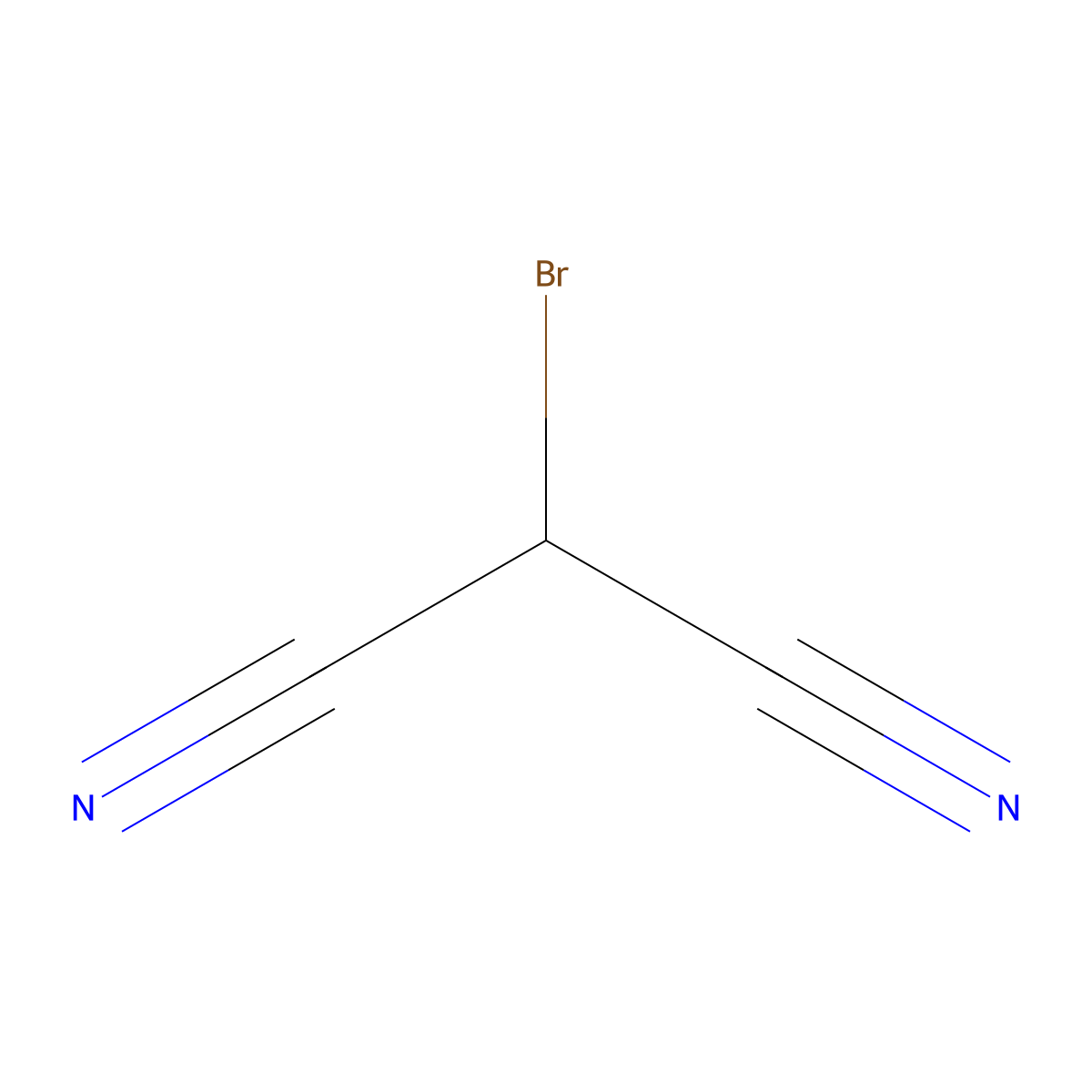 Bromomalonitrile molecular structure, CAS 1885-22-9