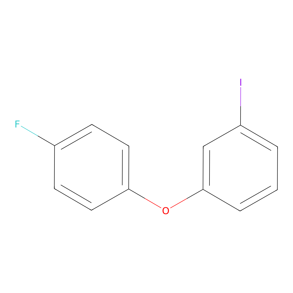 3-(4-Fluorophenoxy)iodobenzene molecular structure, CAS 188534-09-0