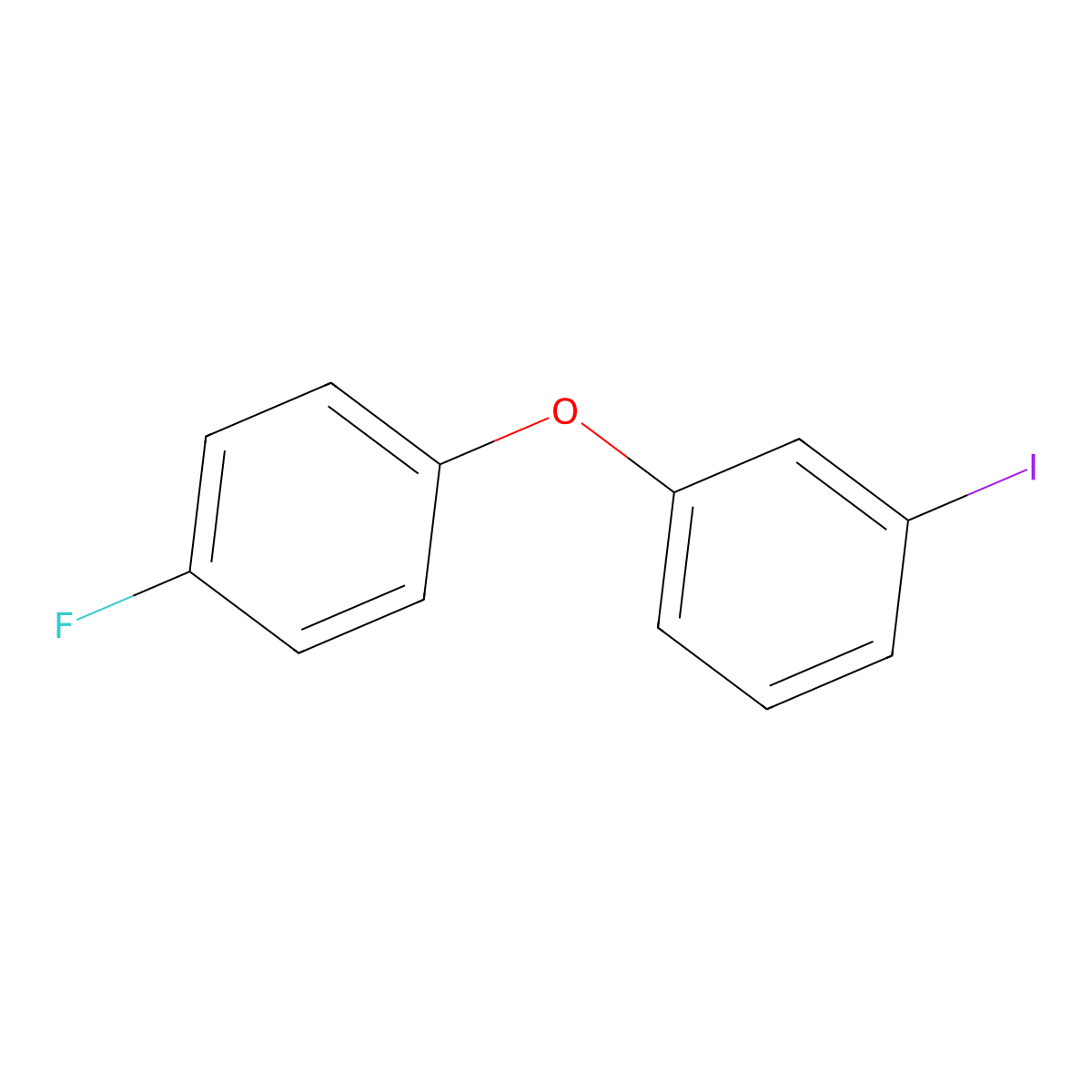 3-(4-Fluorophenoxy)iodobenzene molecular structure, CAS 188534-09-0