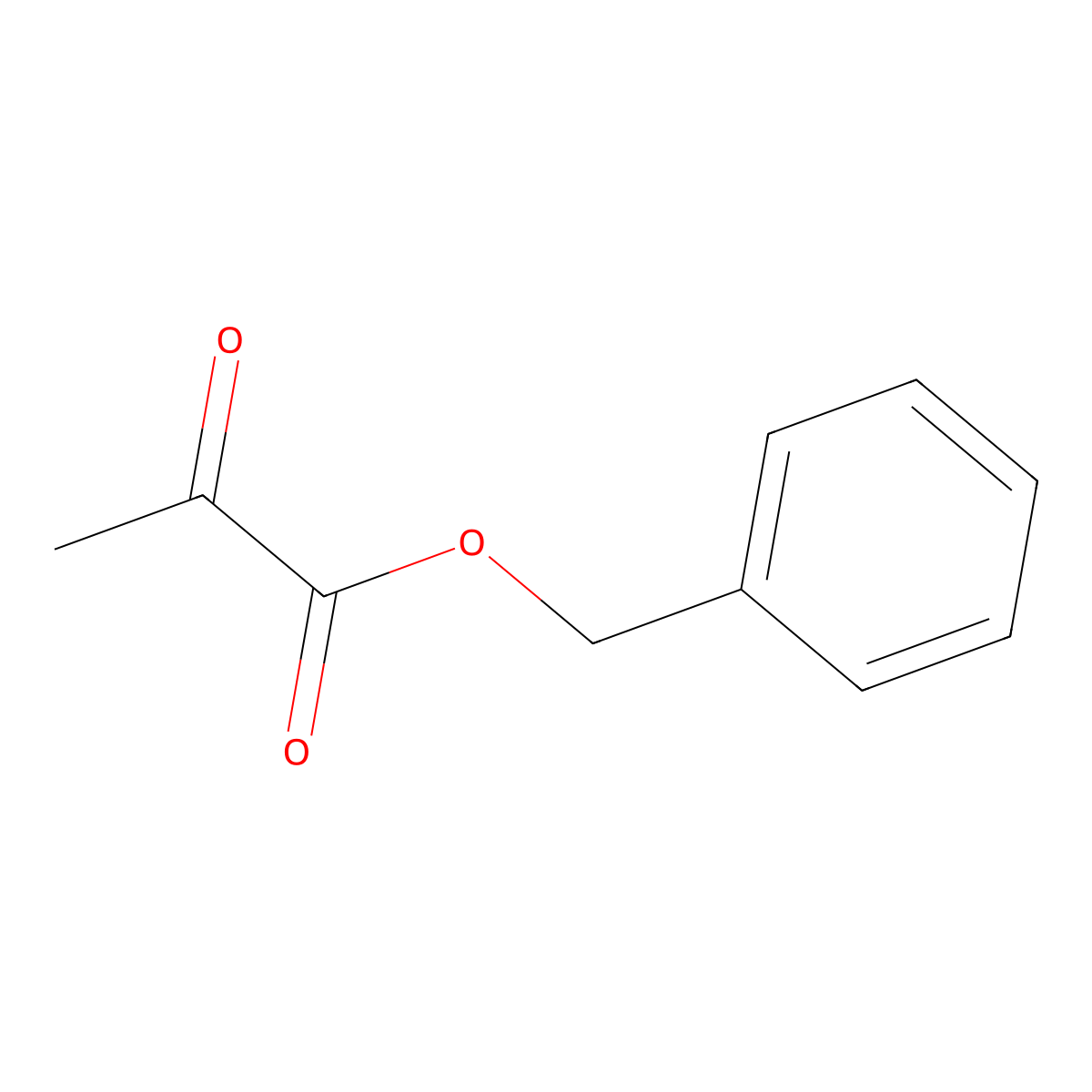 Benzyl 2-oxopropanoate molecular structure, CAS 18854-19-8