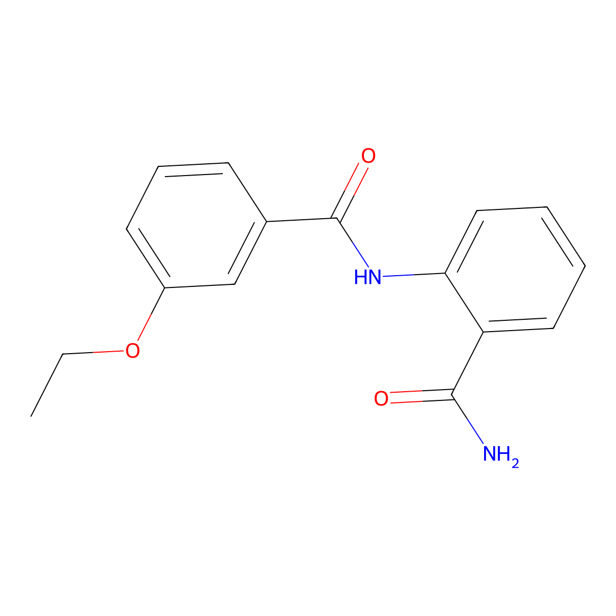2-[(3-Ethoxybenzoyl)amino]benzamide molecular structure, CAS 188544-94-7