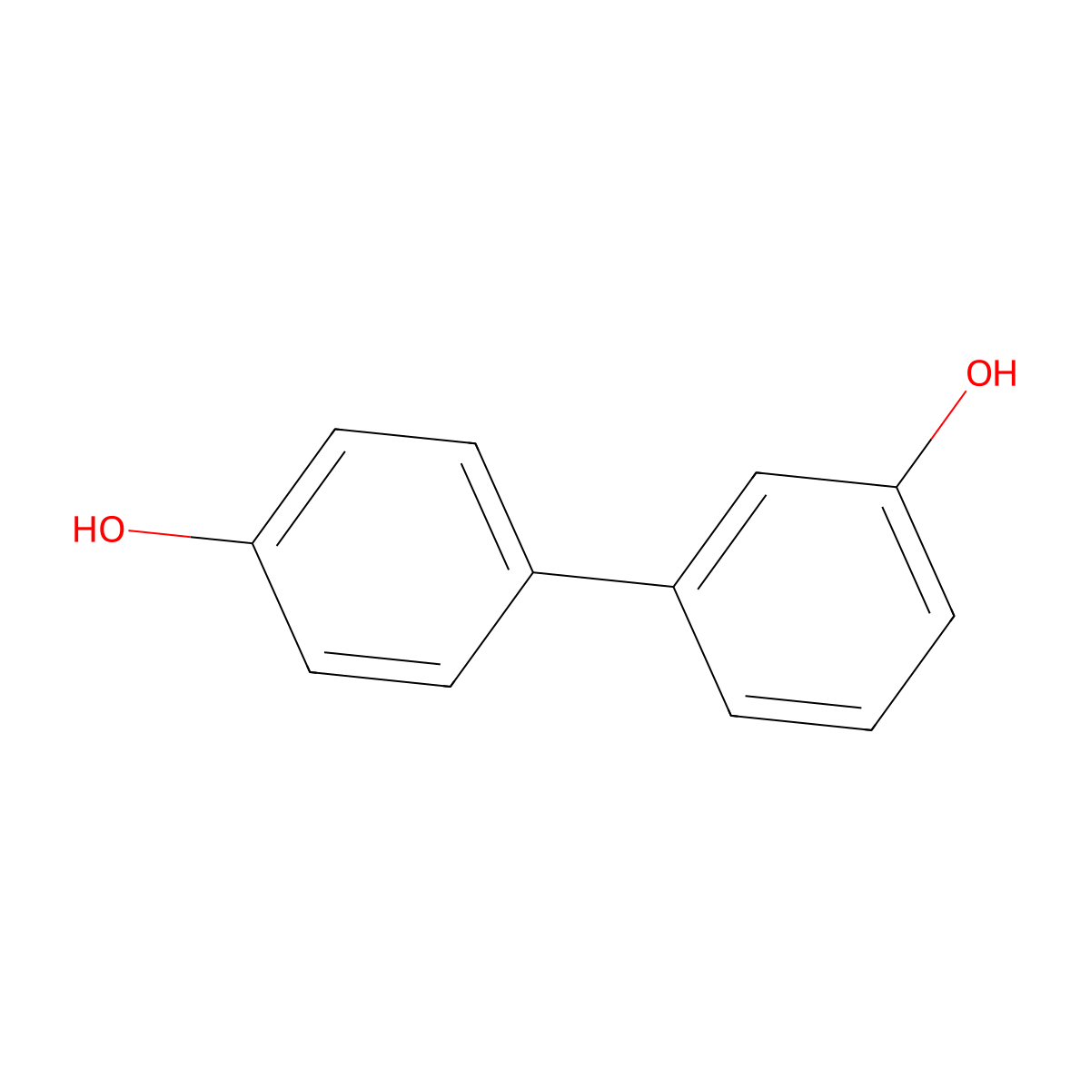 [1,1'-Biphenyl]-3,4'-diol molecular structure, CAS 18855-13-5