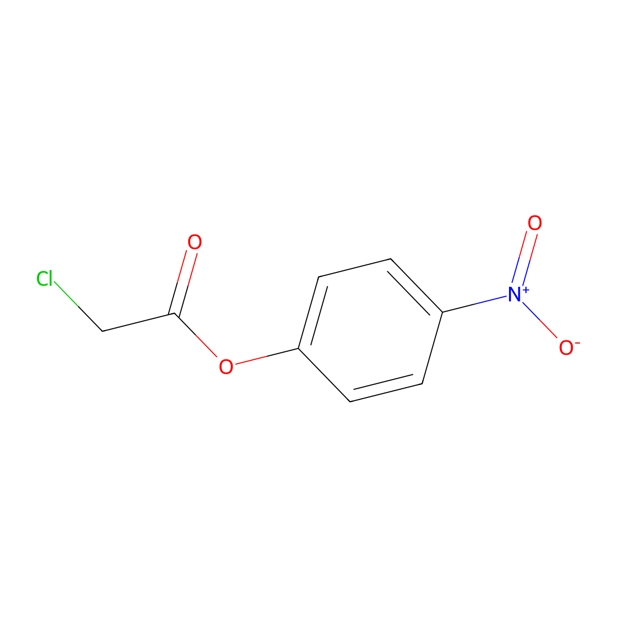 4-Nitrophenyl chloroacetate molecular structure, CAS 18855-84-0