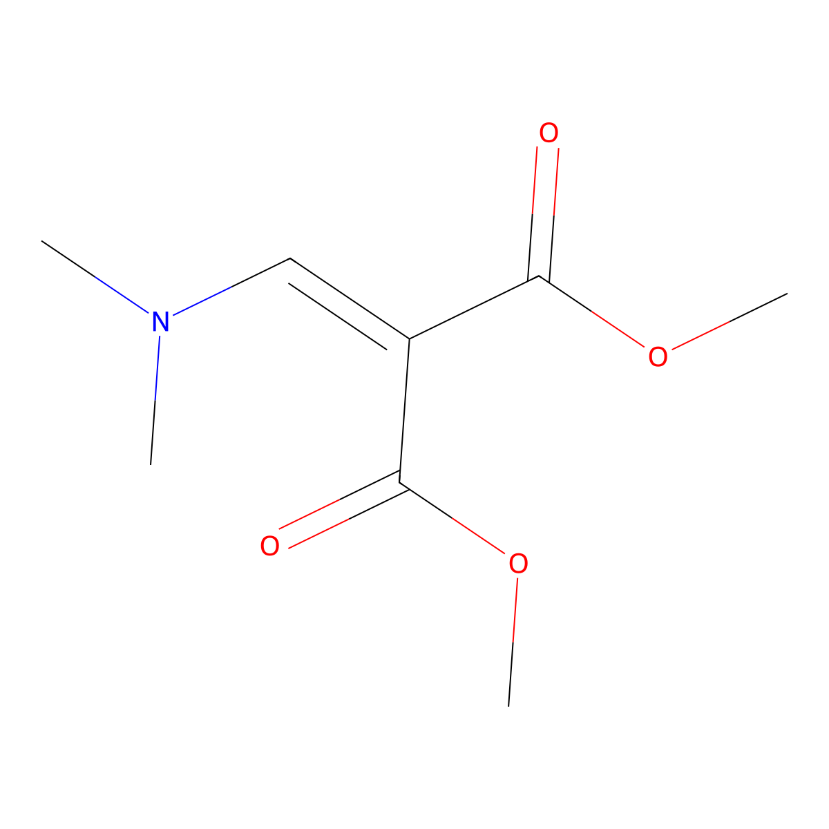 1,3-Dimethyl 2-[(dimethylamino)methylidene]propanedioate molecular structure, CAS 18856-69-4