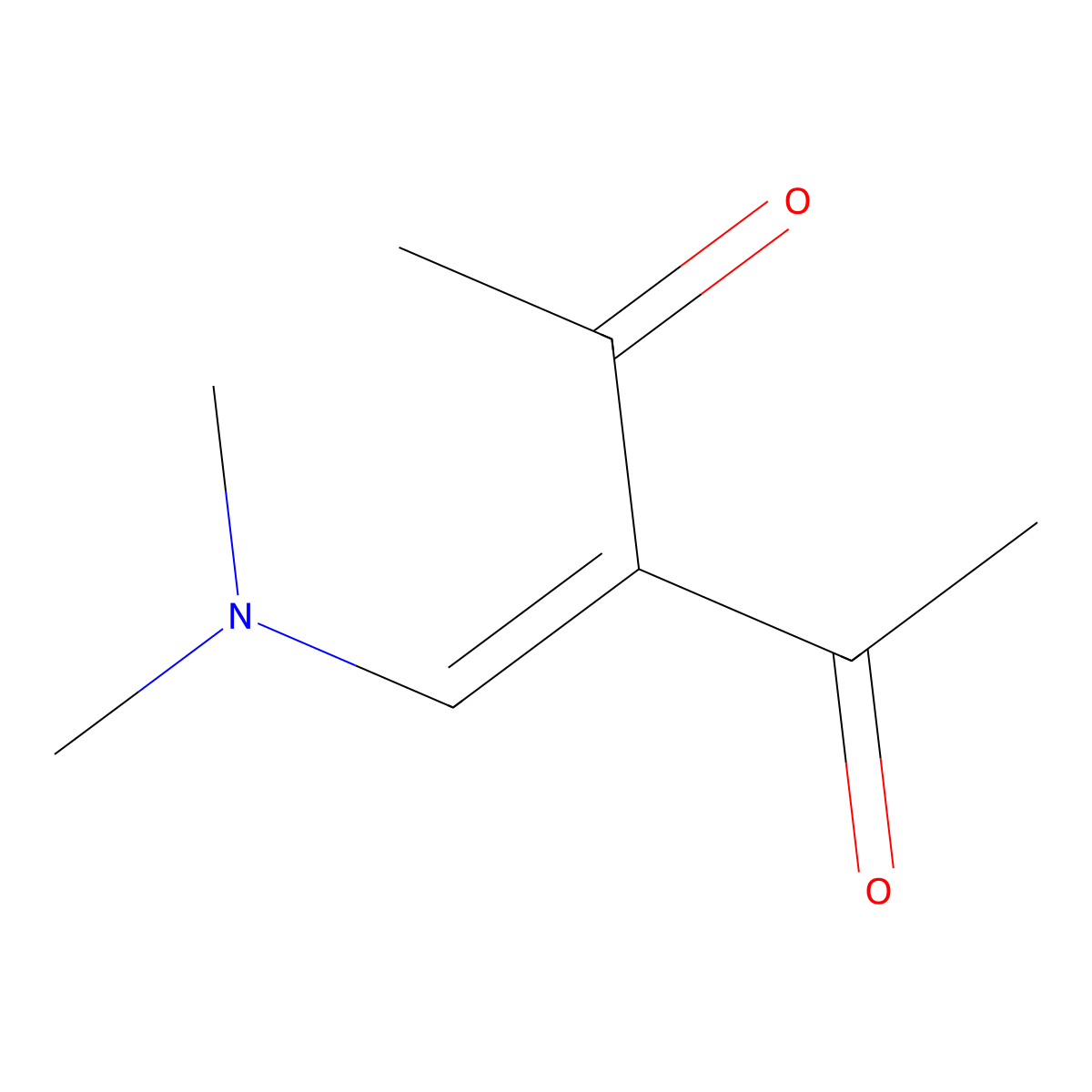 3-[(Dimethylamino)methylidene]pentane-2,4-dione molecular structure, CAS 18856-72-9