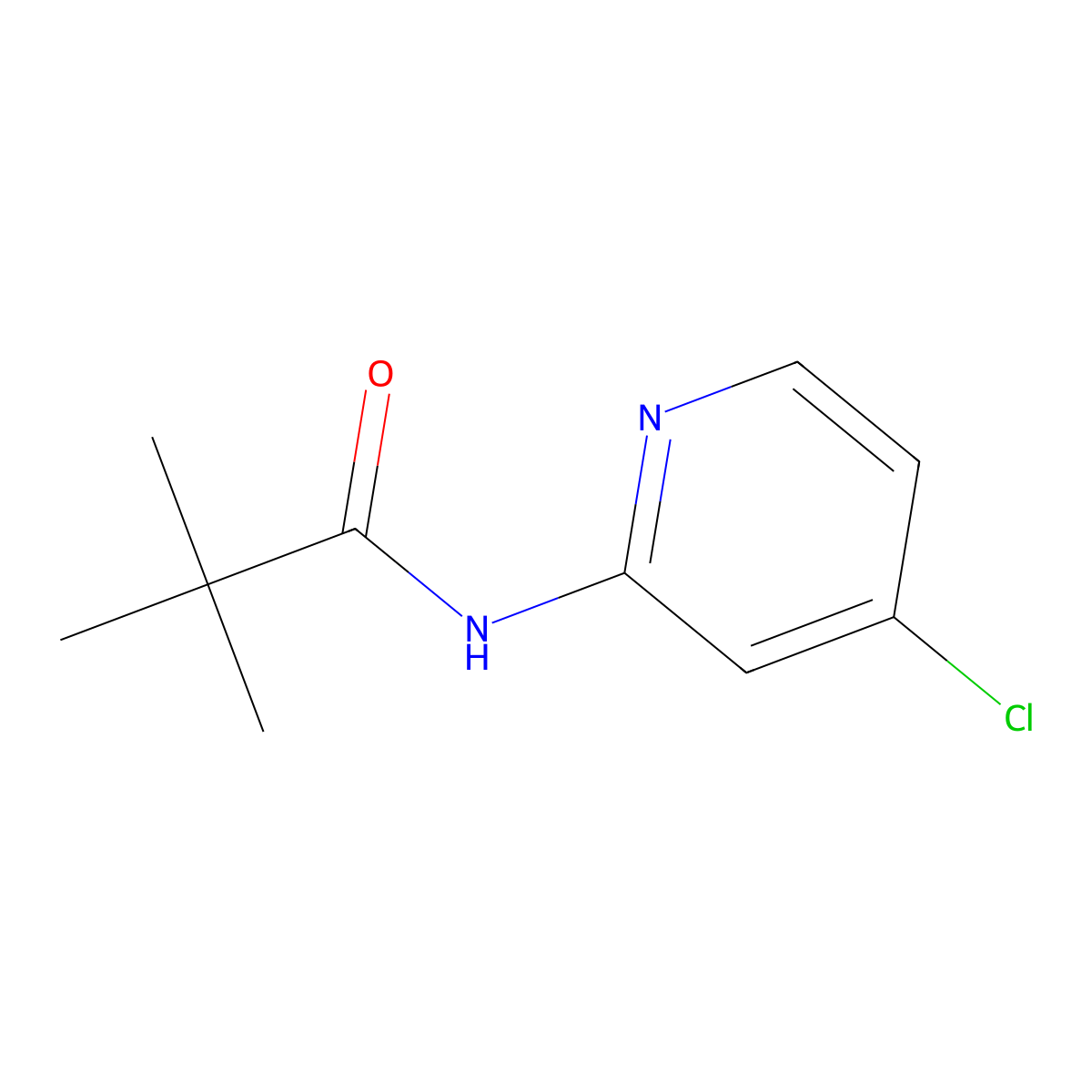 N-(4-Chloropyridin-2-yl)pivalamide molecular structure, CAS 188577-70-0