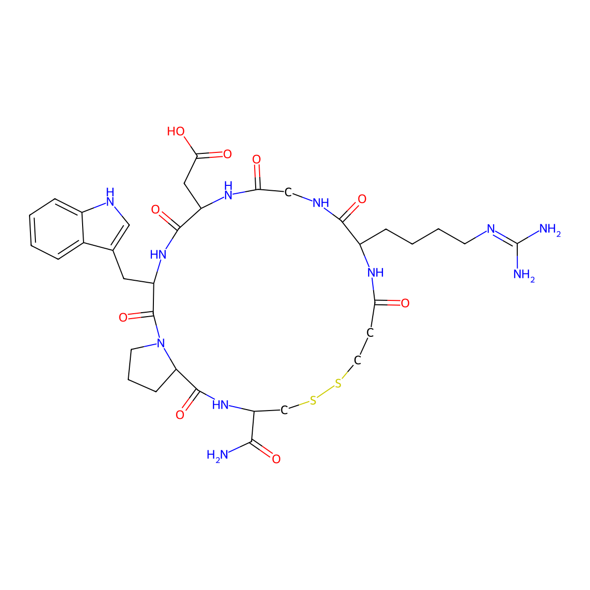 Eptifibatide molecular structure, CAS 188627-80-7