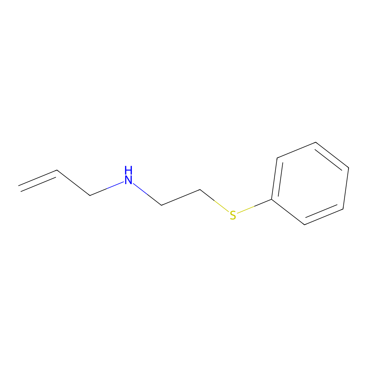 N-[2-(Phenylthio)ethyl]-2-propen-1-amine molecular structure, CAS 188642-29-7
