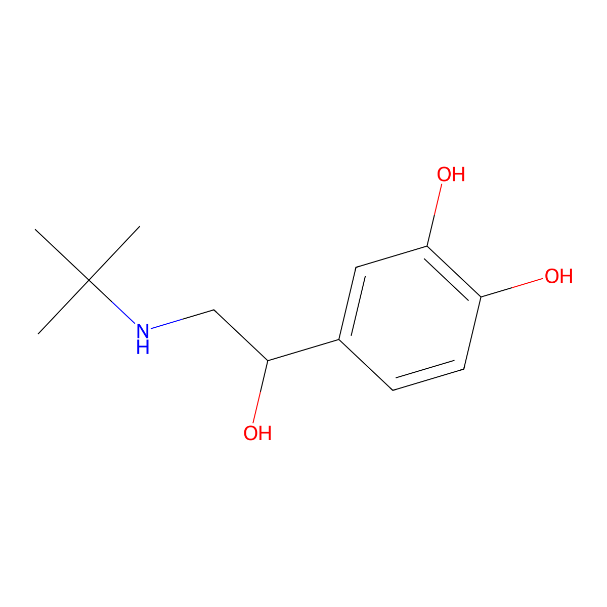 Colterol molecular structure, CAS 18866-78-9