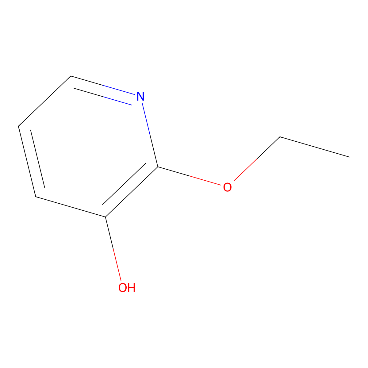 2-Ethoxy-3-hydroxypyridine molecular structure, CAS 188670-05-5