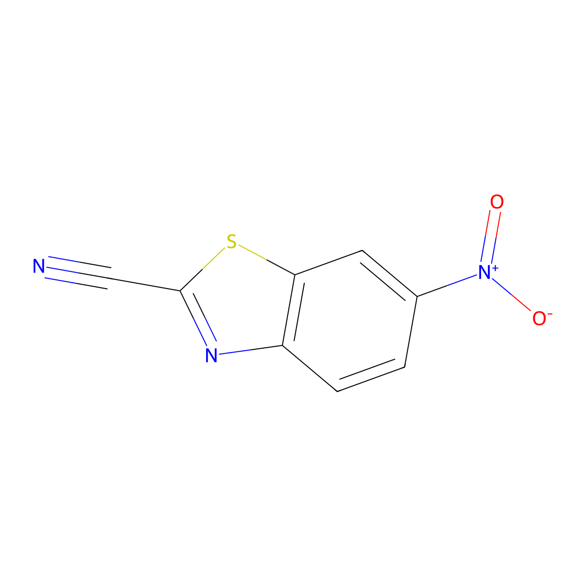 6-Nitrobenzo[d]thiazole-2-carbonitrile molecular structure, CAS 188672-83-5