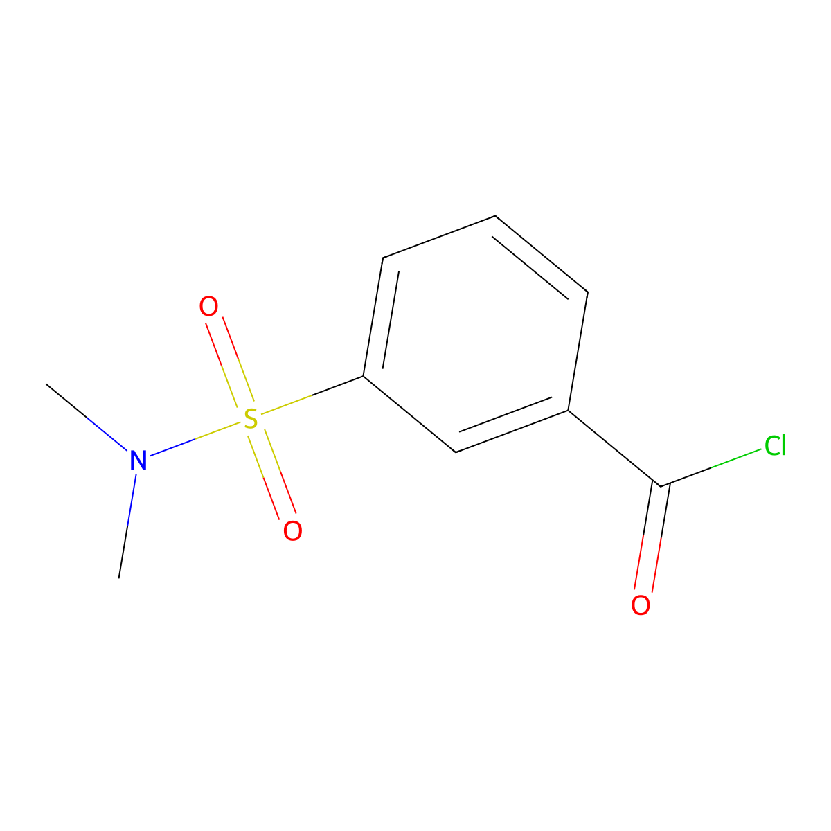 3-(Dimethylsulfamoyl)benzoyl chloride molecular structure, CAS 188674-88-6