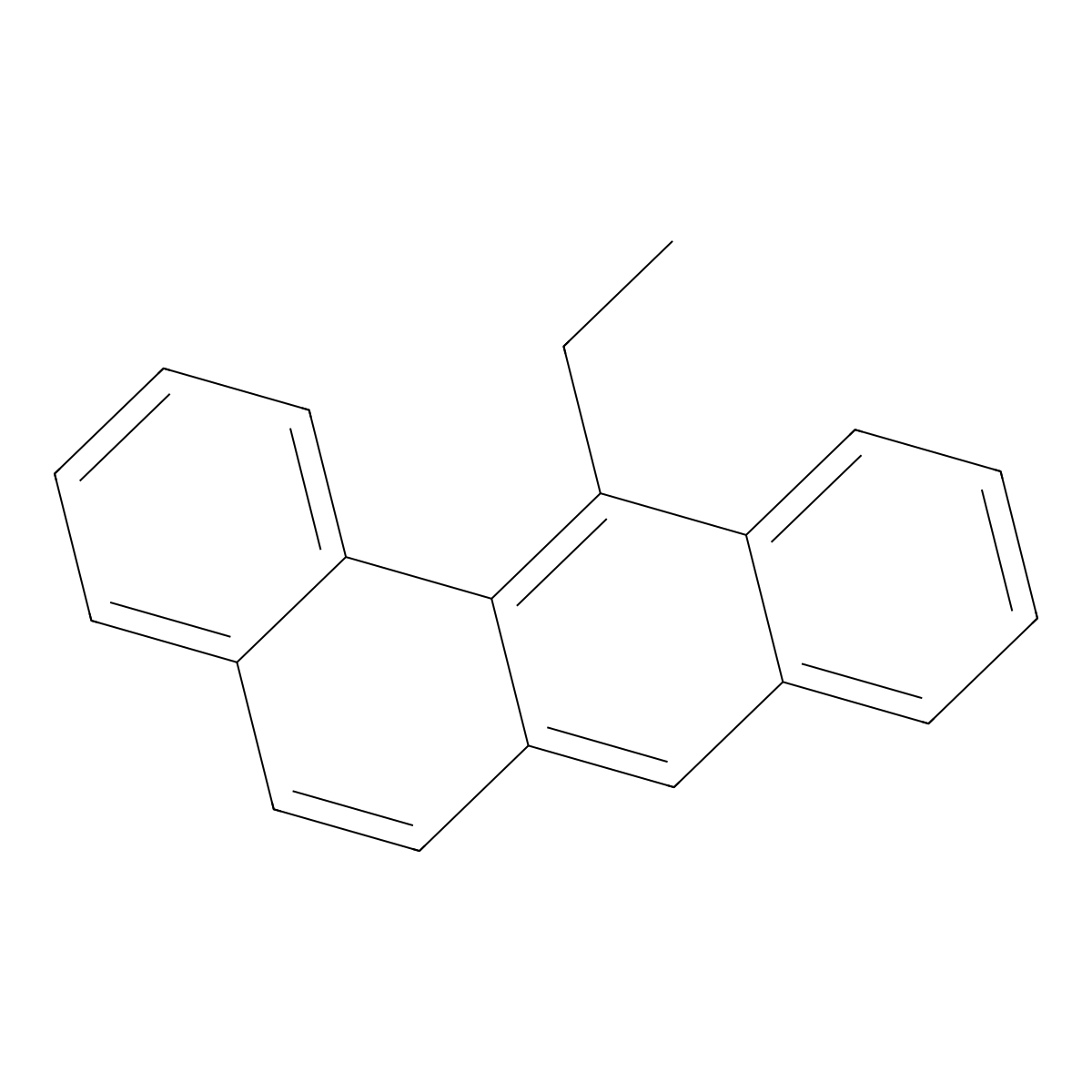 Benz(a)anthracene, 12-ethyl- molecular structure, CAS 18868-66-1