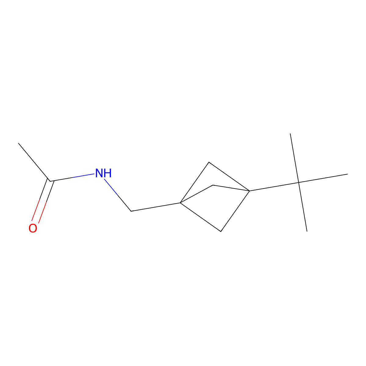 N-({3-tert-butylbicyclo[1.1.1]pentan-1-yl}methyl)acetamide molecular structure, CAS 1886966-95-5
