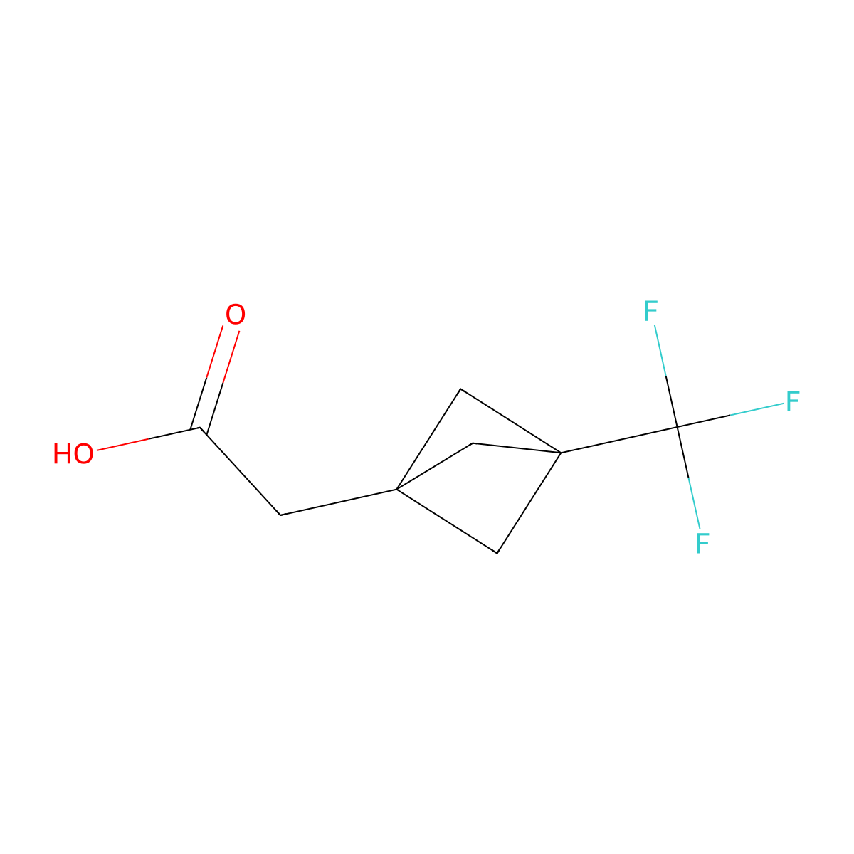 3-(Trifluoromethyl)bicyclo[1.1.1]pentane-1-acetic Acid molecular structure, CAS 1886967-65-2