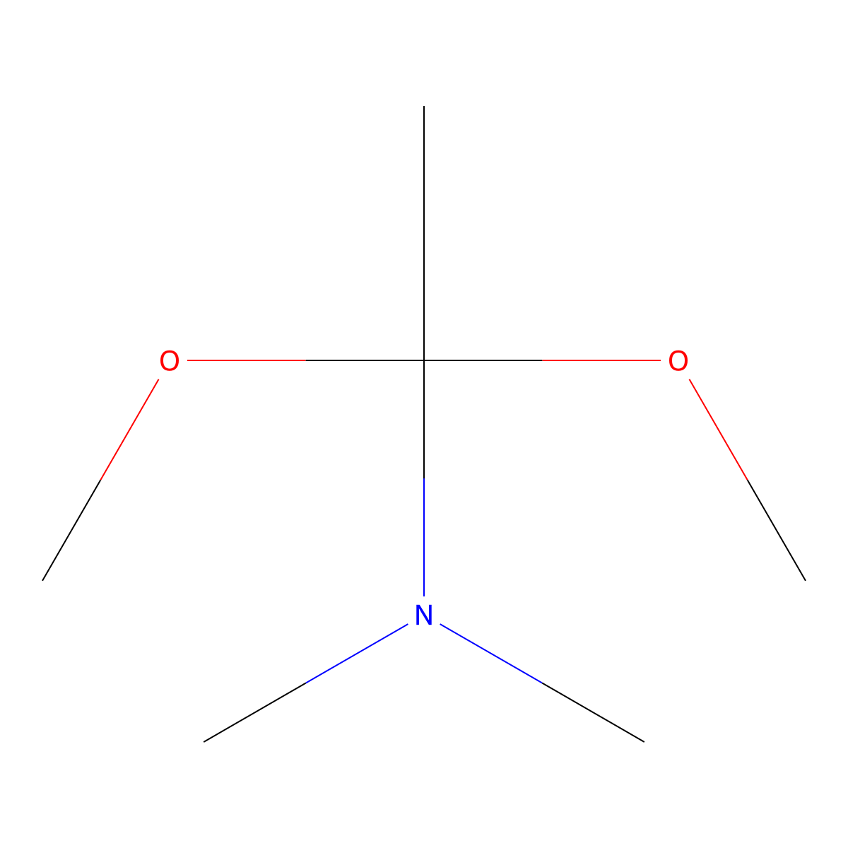 1,1-Dimethoxyethyl(dimethyl)amine molecular structure, CAS 18871-66-4