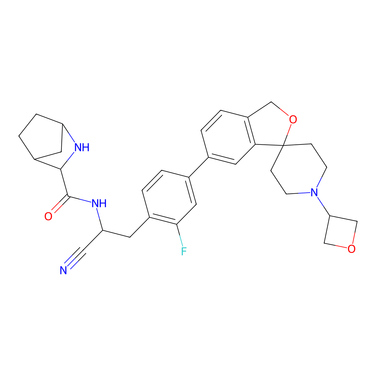 Verducatib molecular structure, CAS 1887236-33-0
