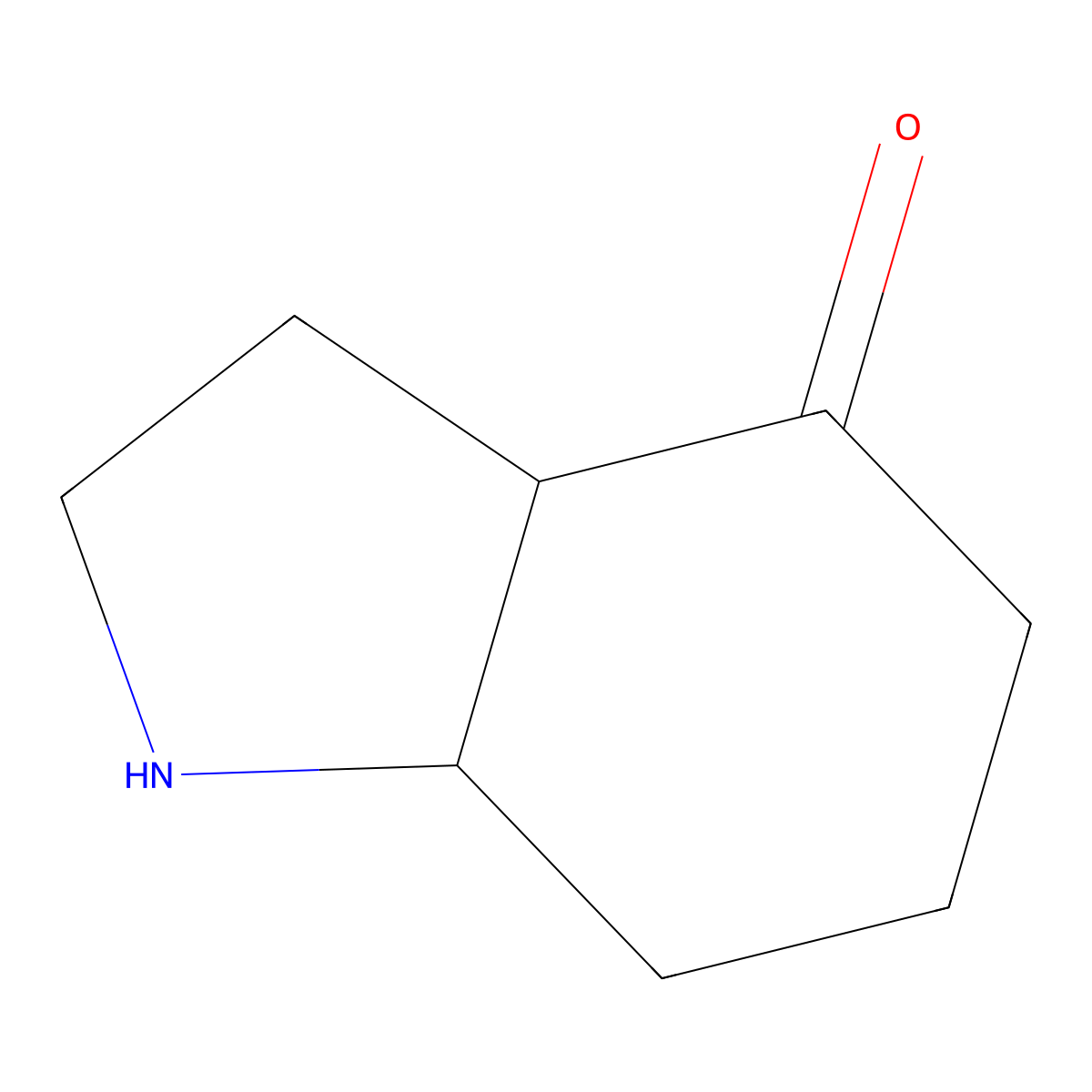 Octahydro-4H-indol-4-one molecular structure, CAS 18873-71-7