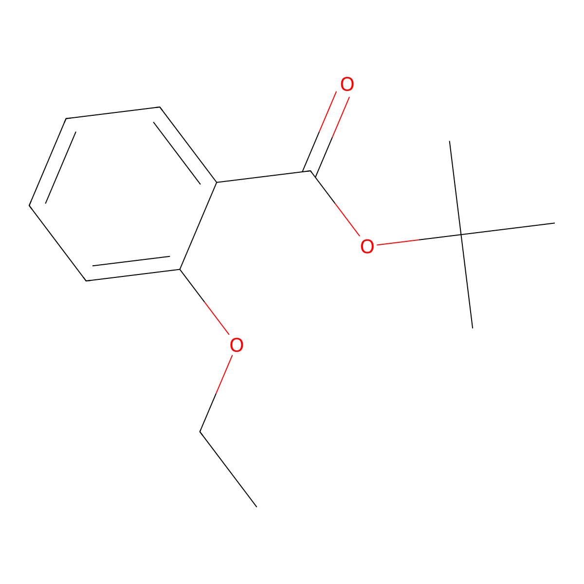 tert-Butyl 2-ethoxybenzoate molecular structure, CAS 188754-42-9